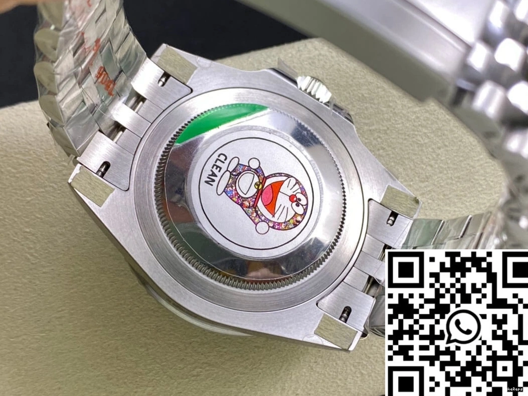 Clean M126710BLRO-0001 Rolex GMT Master Factory Dial II Black 0307